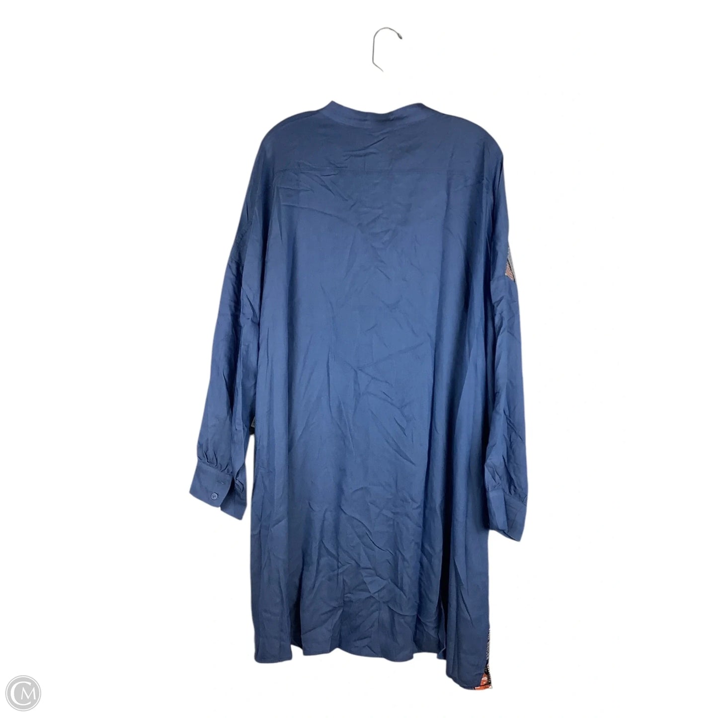 Dress Casual Midi By Clothes Mentor In Blue, Size: 2x