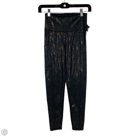 Athletic Leggings By Lilly Pulitzer In Black & Gold, Size: Xs