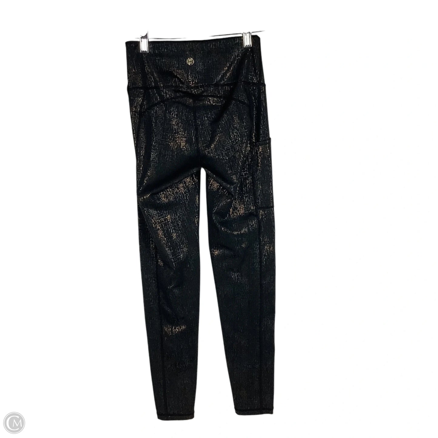 Athletic Leggings By Lilly Pulitzer In Black & Gold, Size: Xs