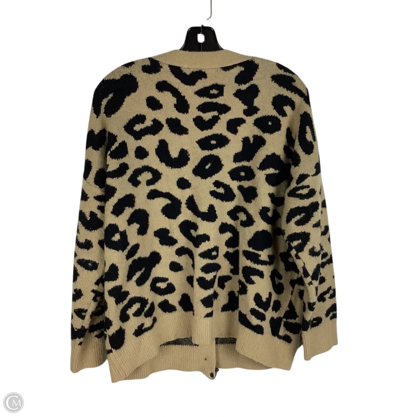 Sweater Cardigan By Hudson In Animal Print, Size: Est. S/M