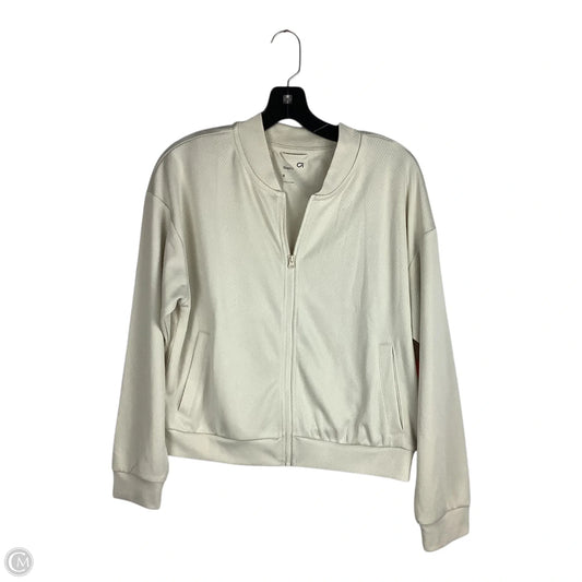 Athletic Jacket By Gap In Cream, Size: S