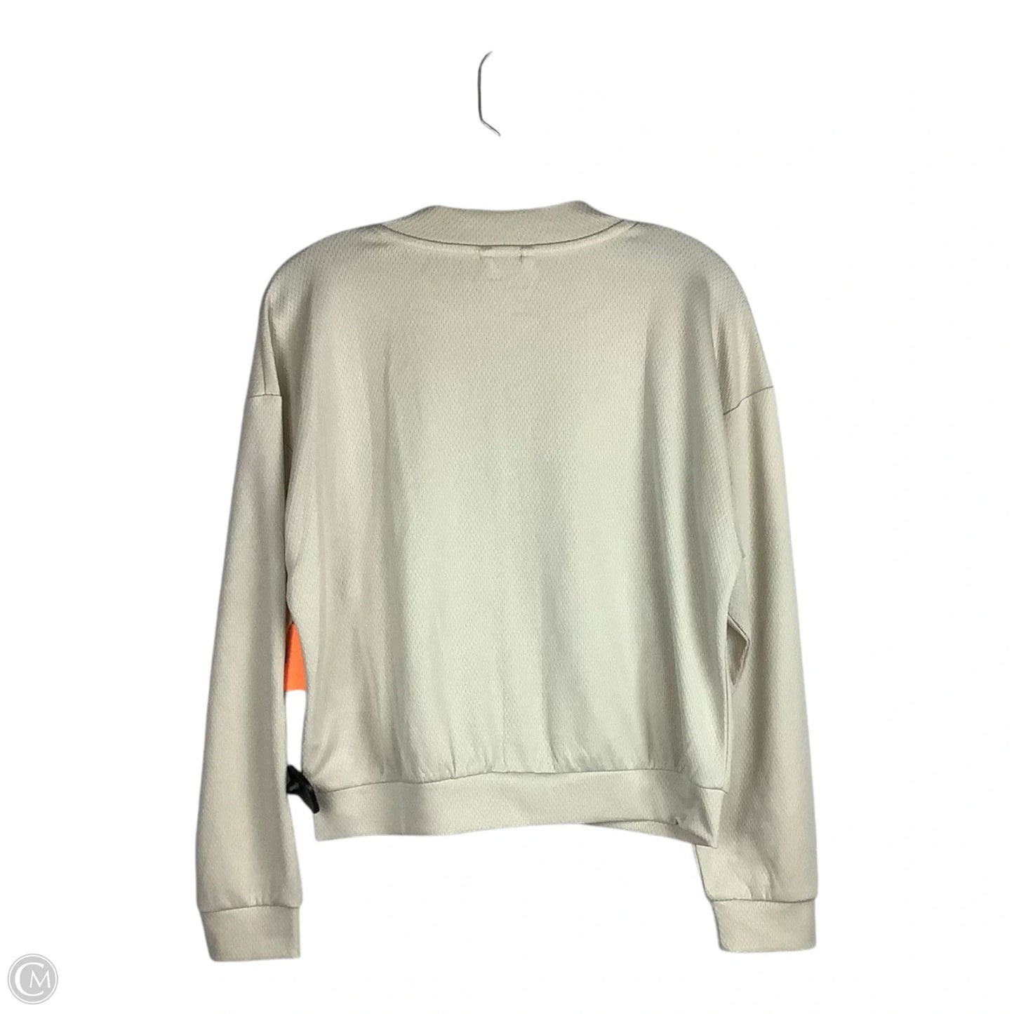 Athletic Jacket By Gap In Cream, Size: S