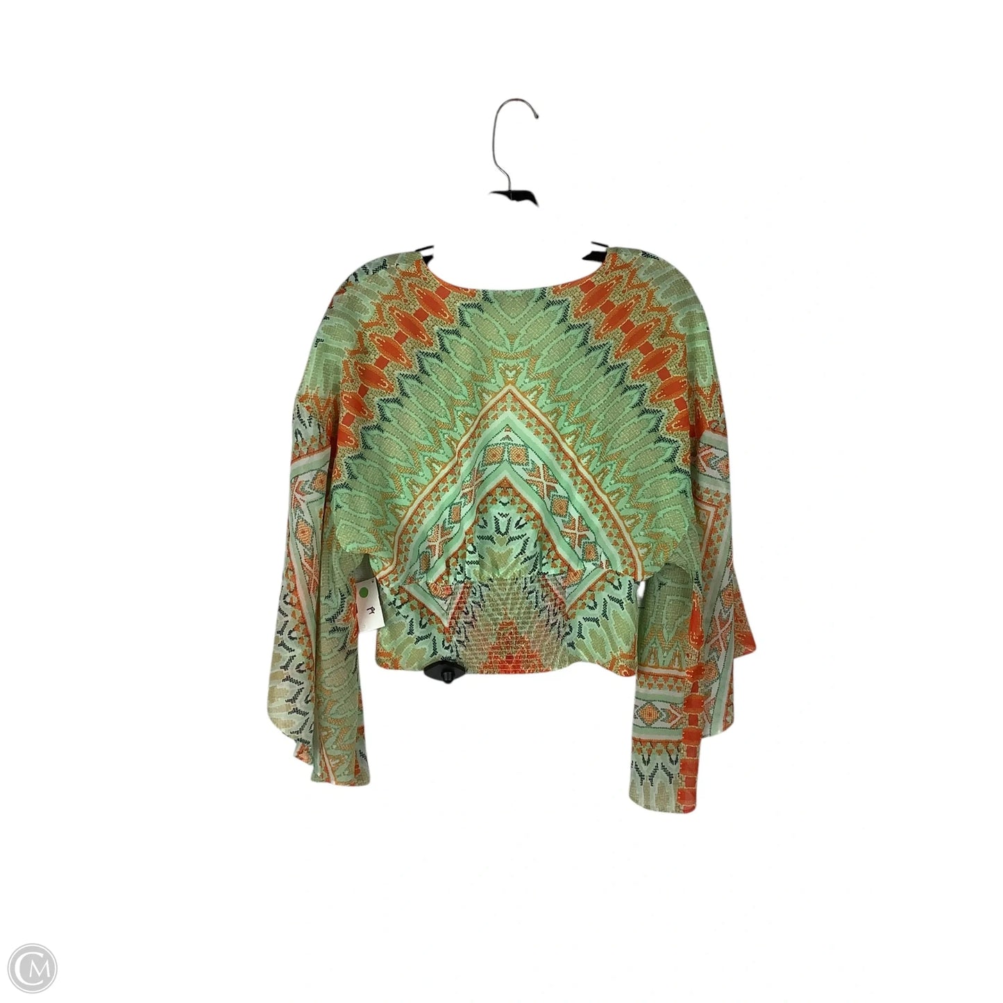 Top Sleeveless By Bebe In Green, Size: M