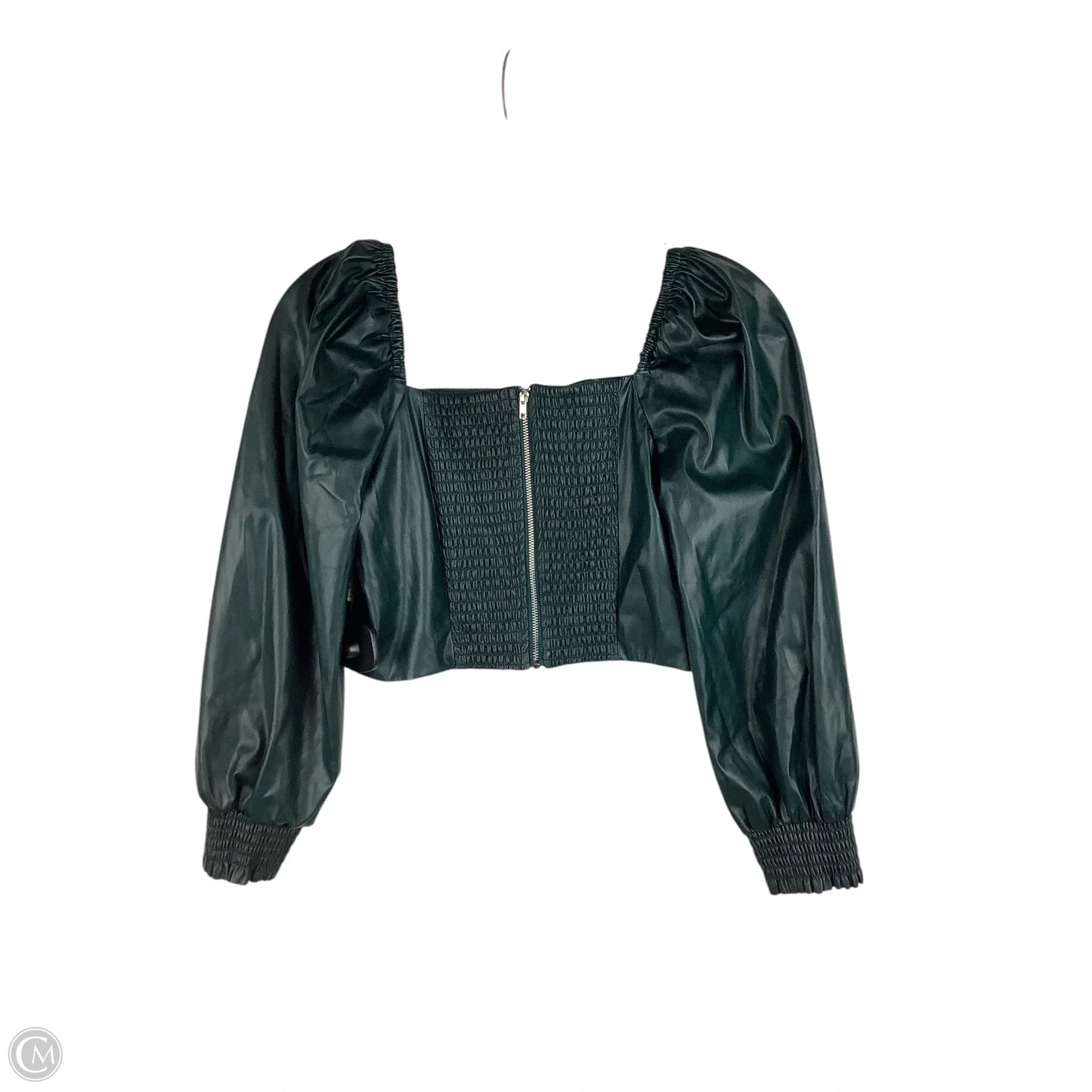 Top Long Sleeve By 7 For All Mankind In Green, Size: S