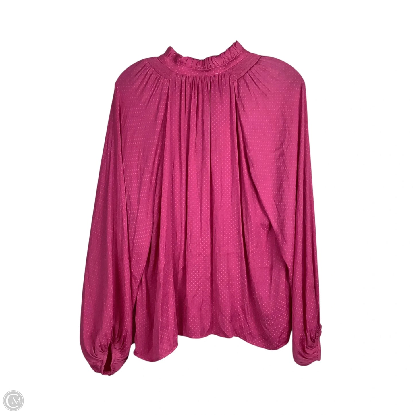 Top Long Sleeve By Karlie In Pink, Size: S