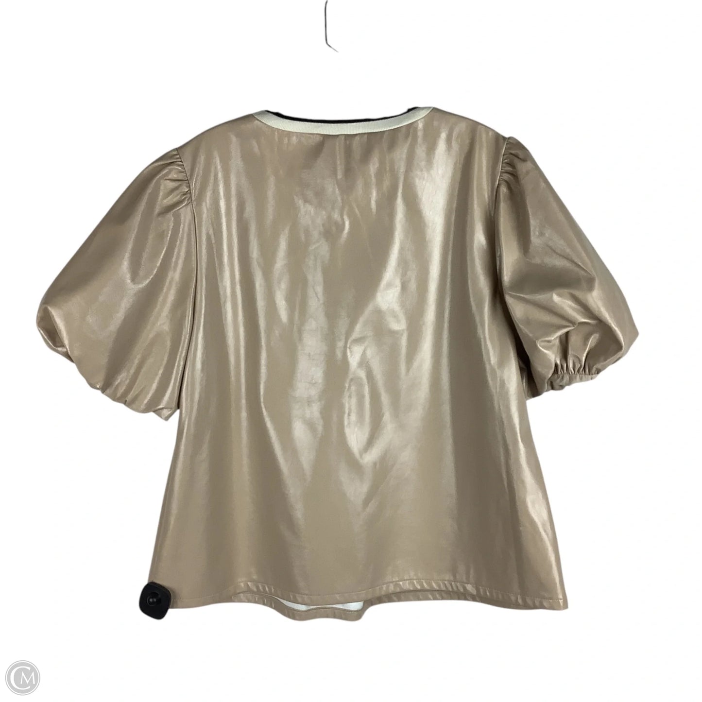 Top Short Sleeve By Thml In Tan, Size: Xl