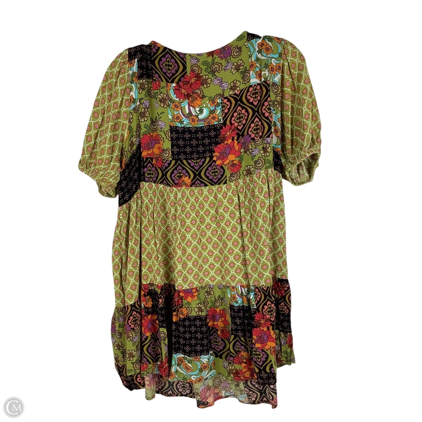 Dress Casual Short By Ces Femme In Green, Size: M