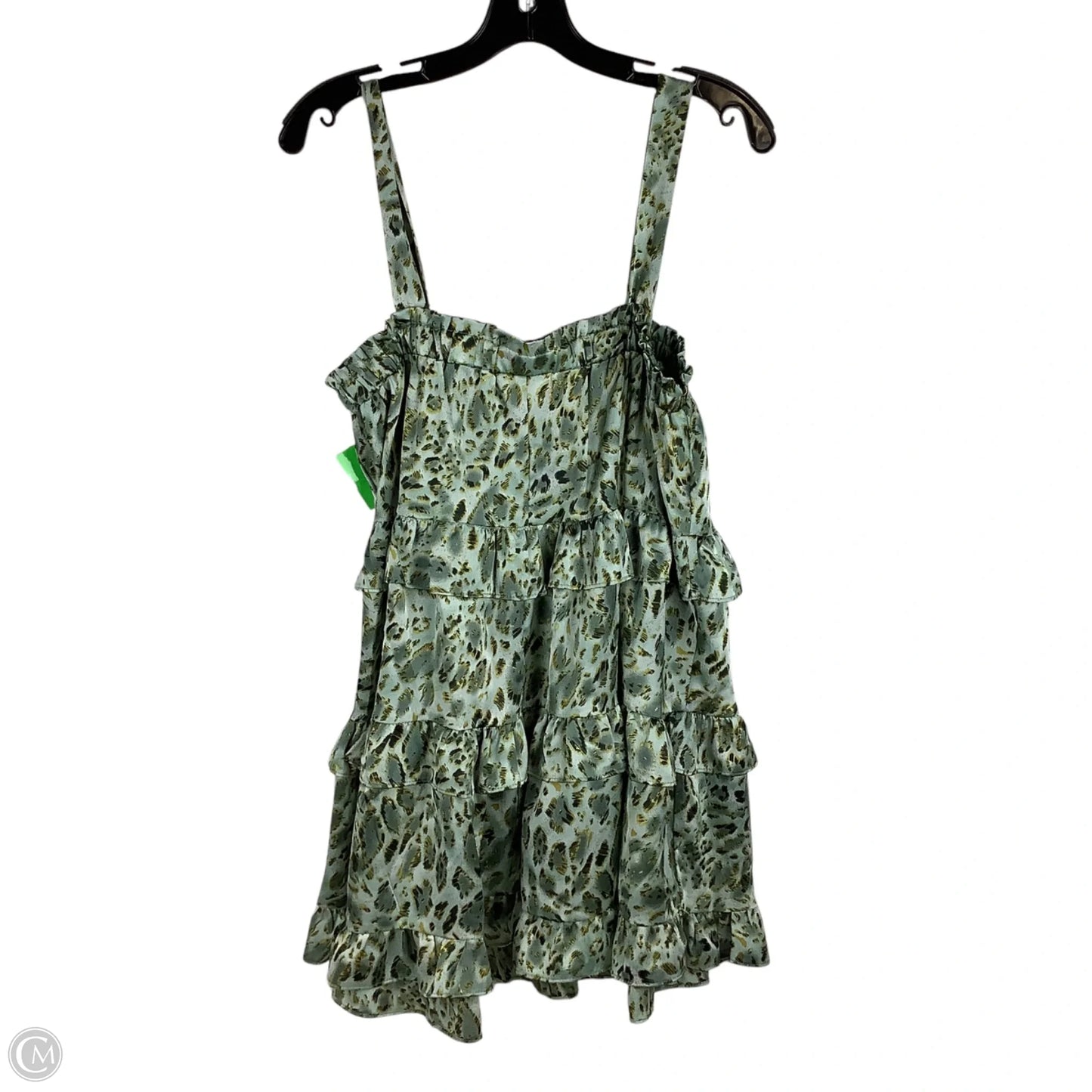 Dress Casual Short By Glam In Green, Size: M