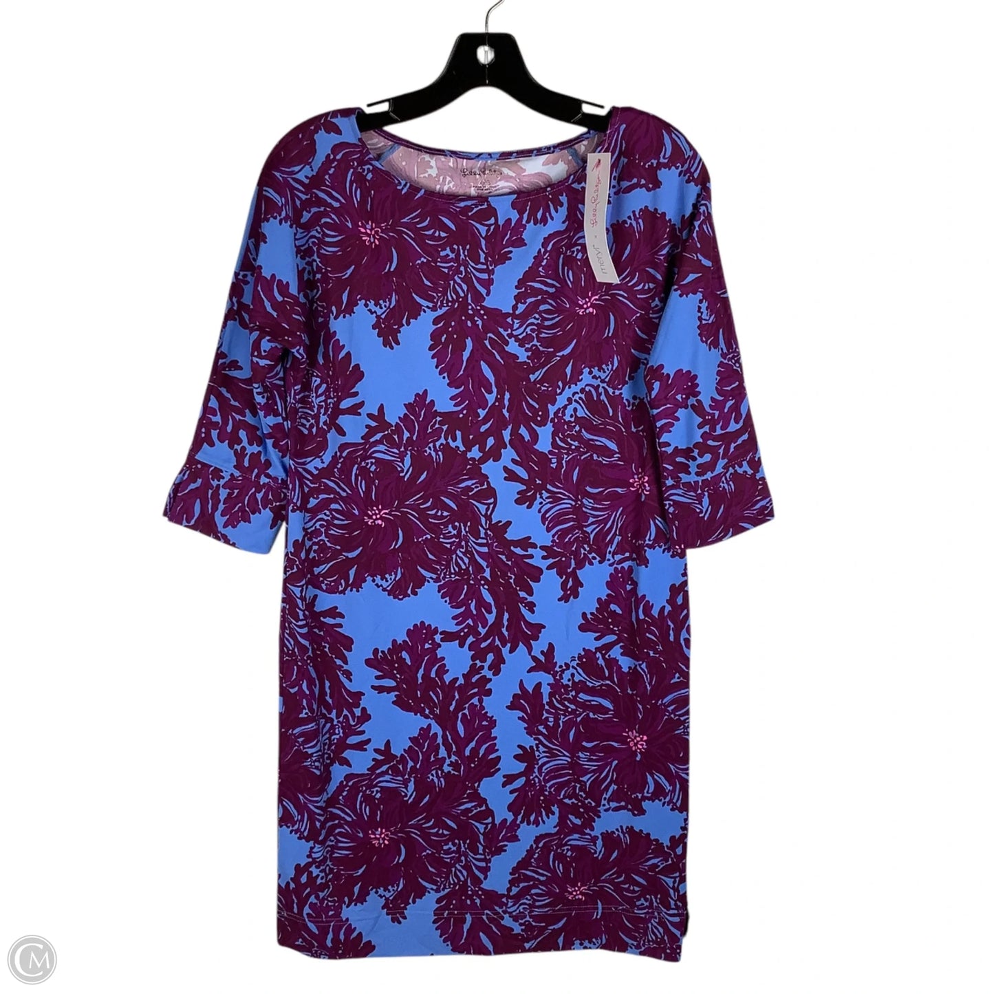 Dress Designer By Lilly Pulitzer In Blue & Purple, Size: Xxs