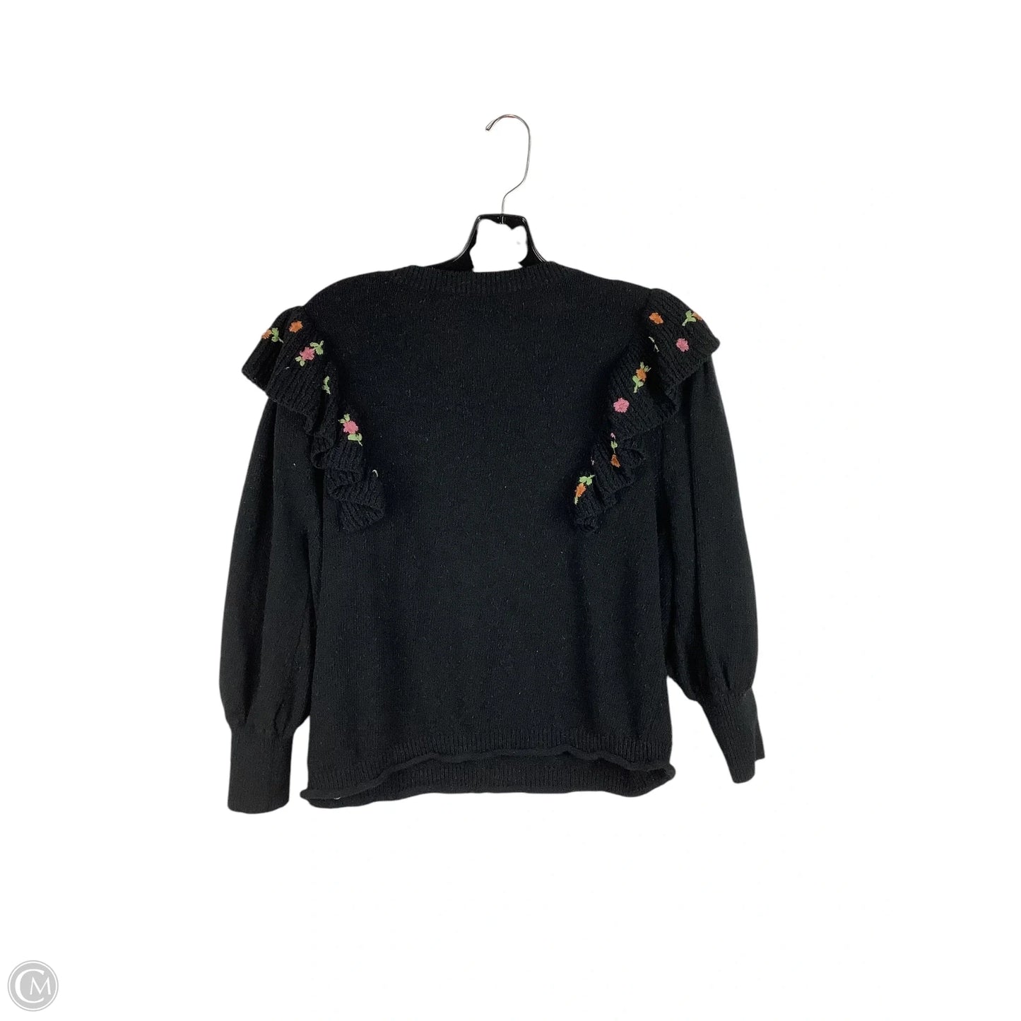 Sweater By Something Navy In Black, Size: S