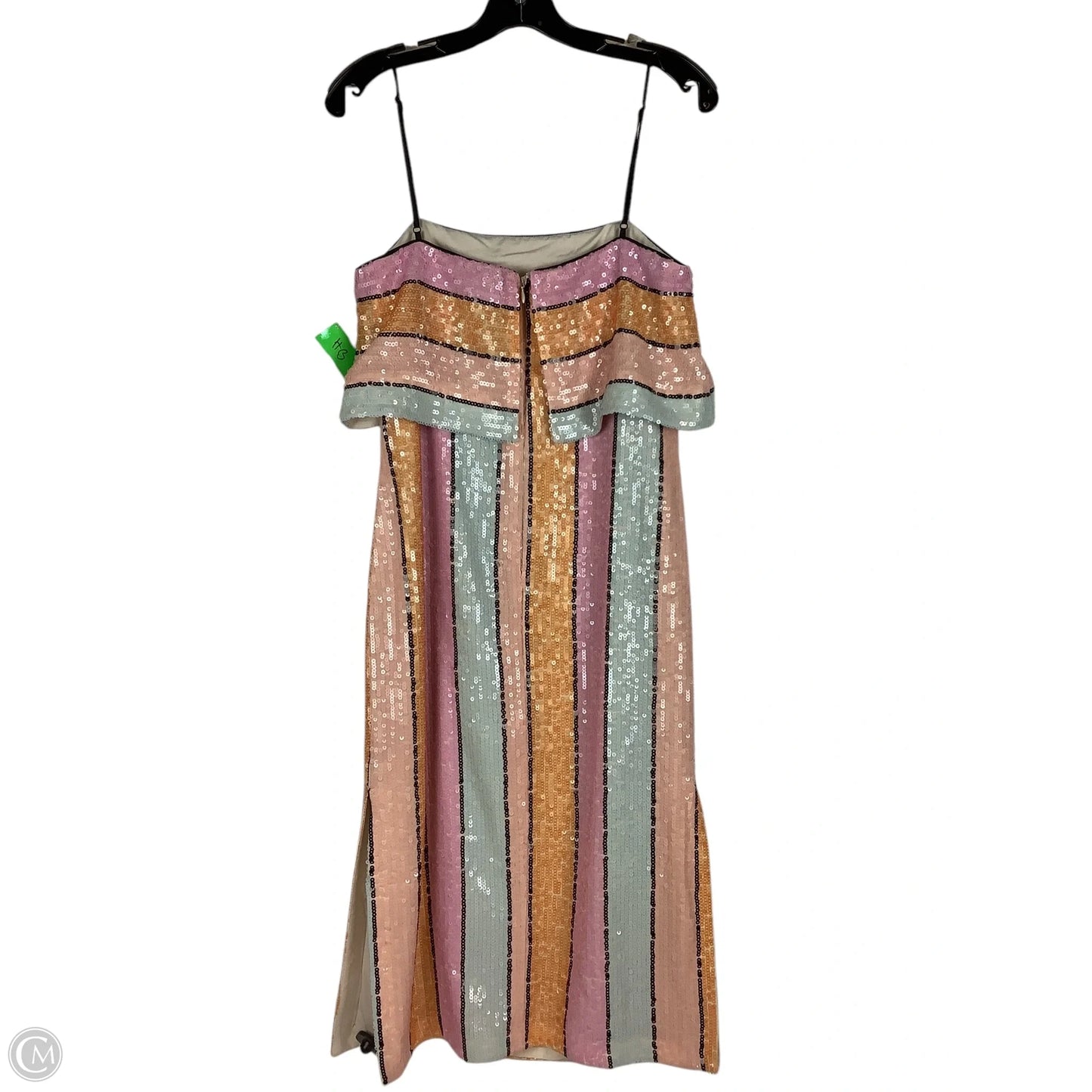 Dress Party Midi By Gianni Bini In Orange & Pink, Size: 2