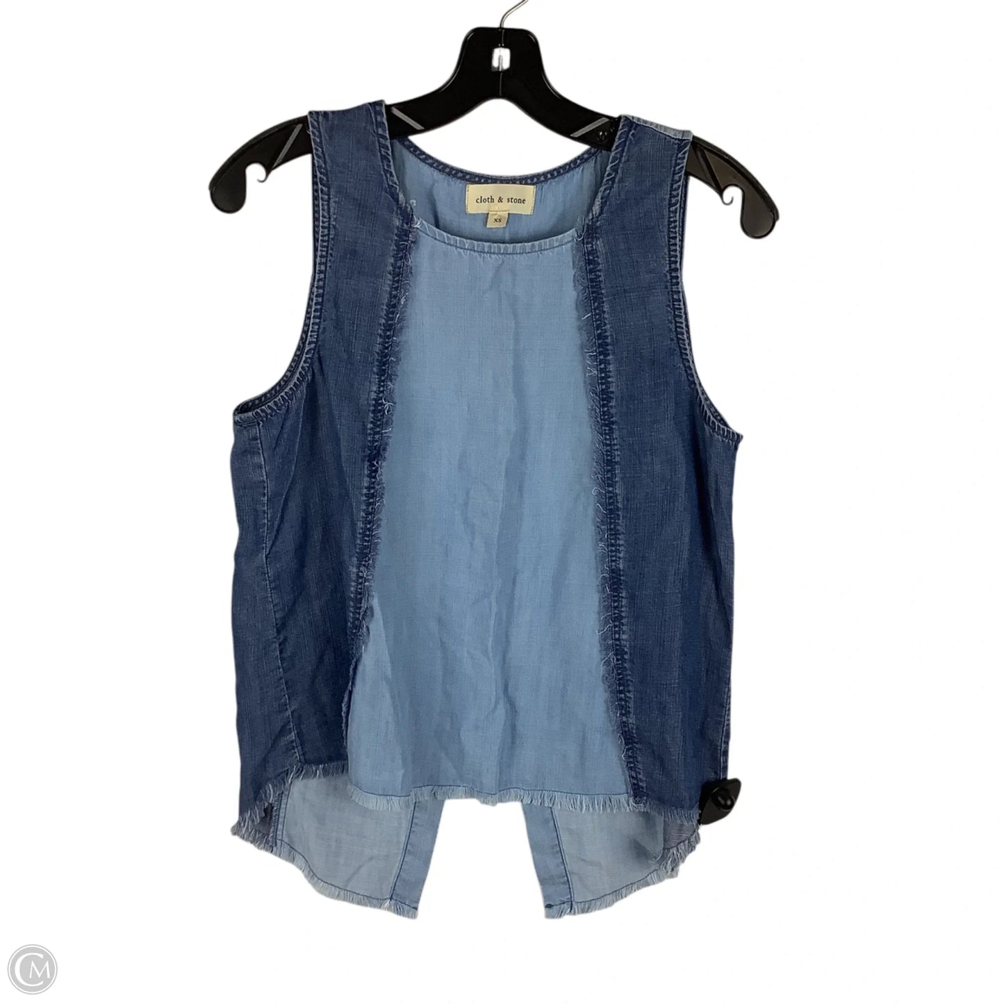 Top Sleeveless By Cloth & Stone In Blue, Size: Xs