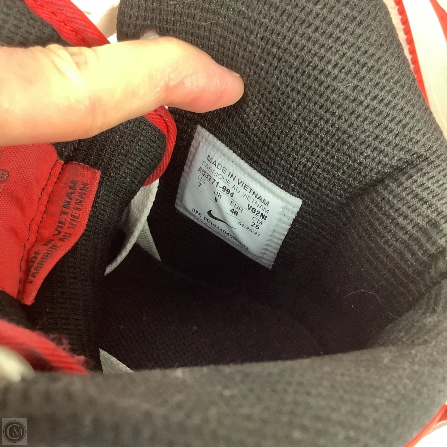 Shoes Sneakers By Nike In Red, Size: 7