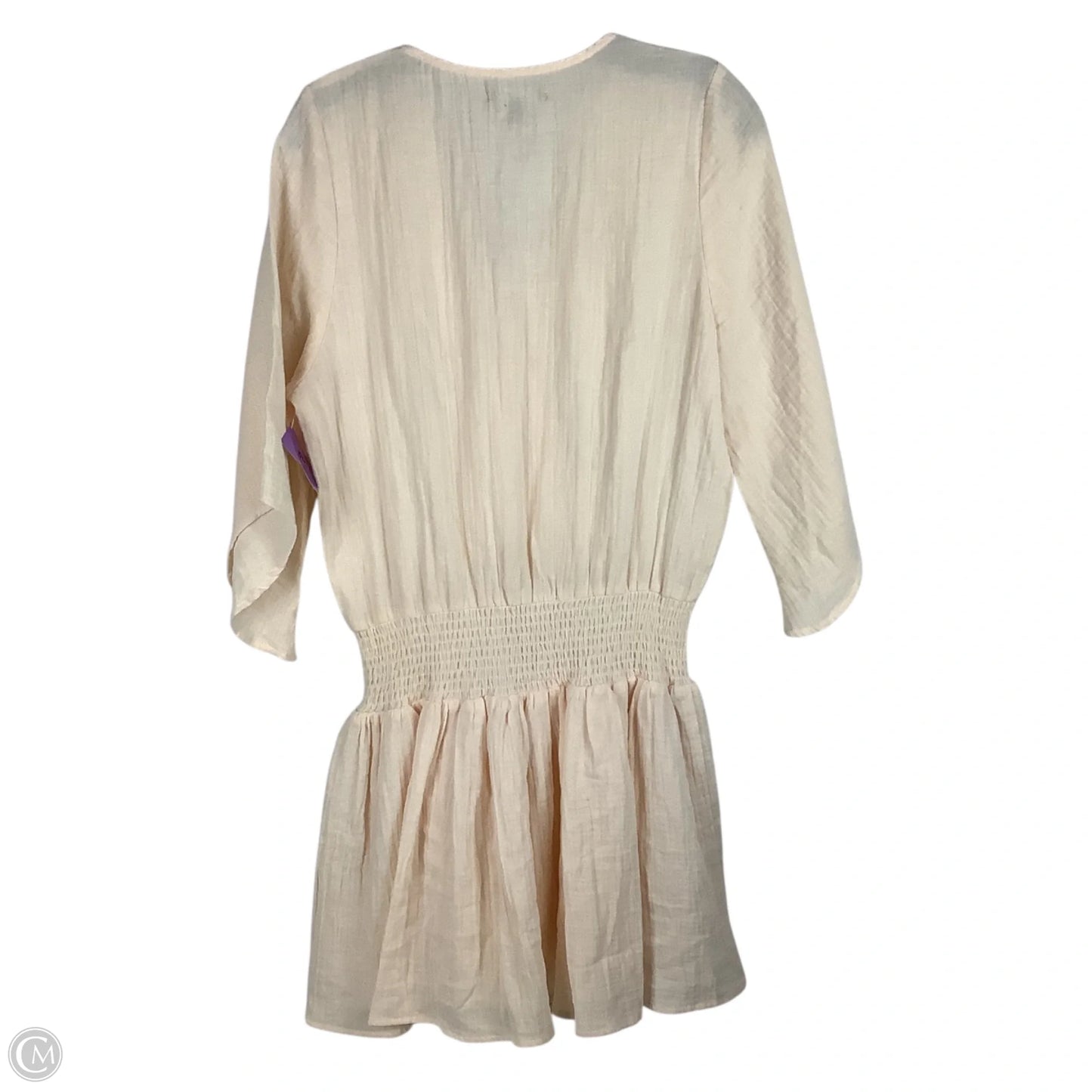 Dress Casual Short By Cmc In Peach, Size: M