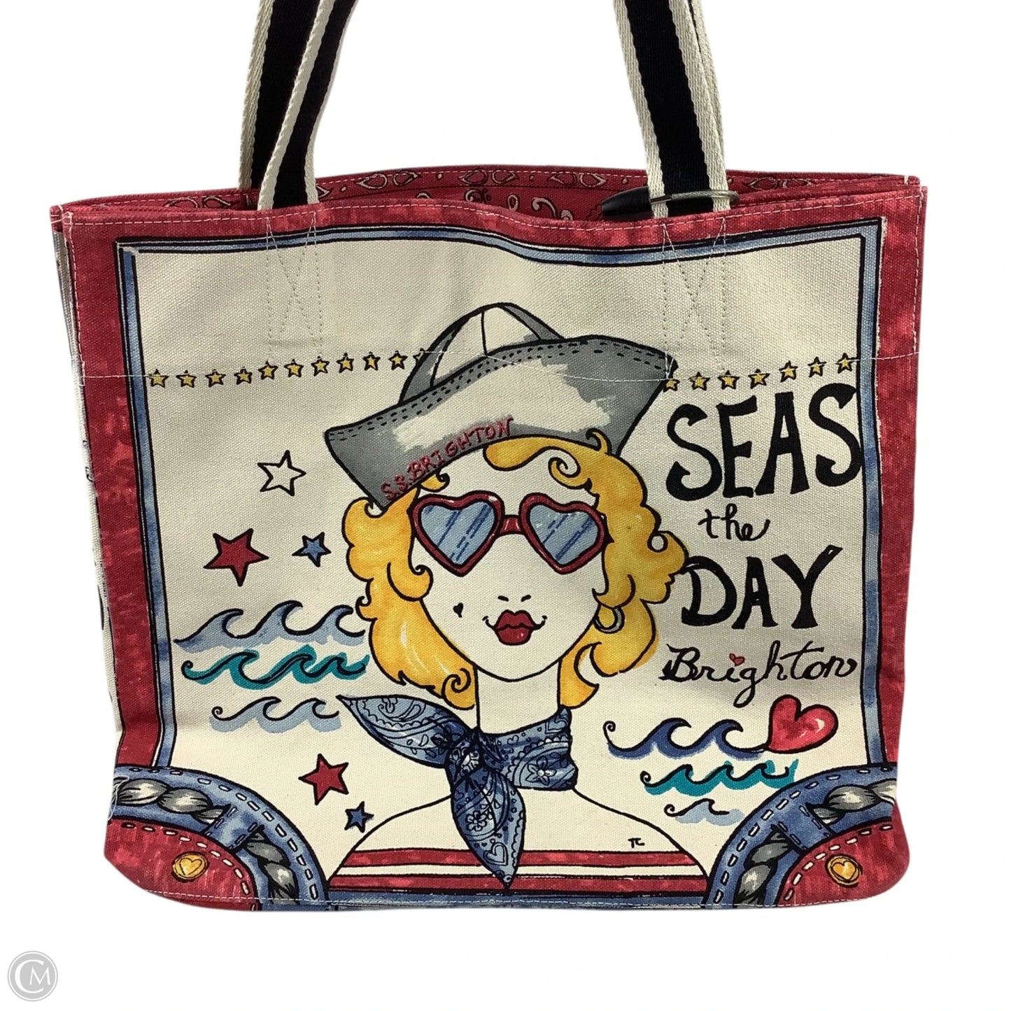 Tote By Clothes Mentor, Size: Large