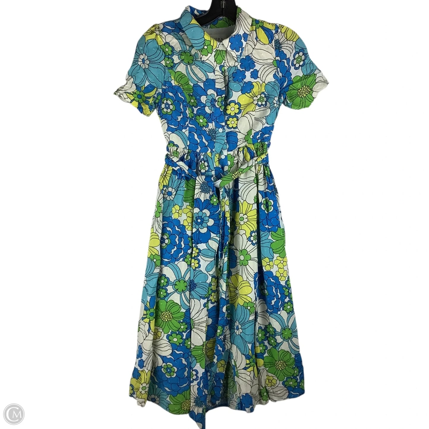 Dress Casual Midi By Clothes Mentor In Floral Print, Size: Xs