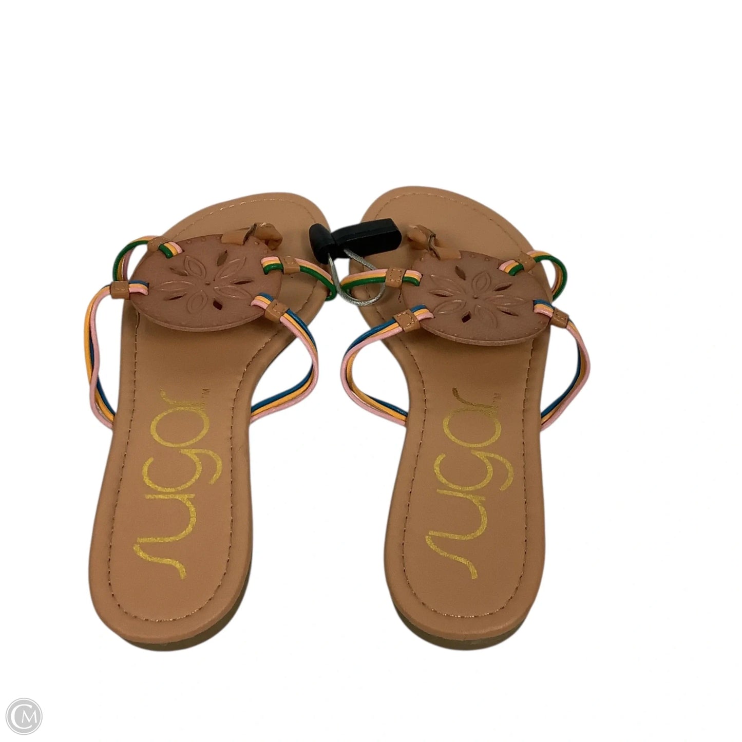 Sandals Flats By Sugar In Tan, Size: 8.5
