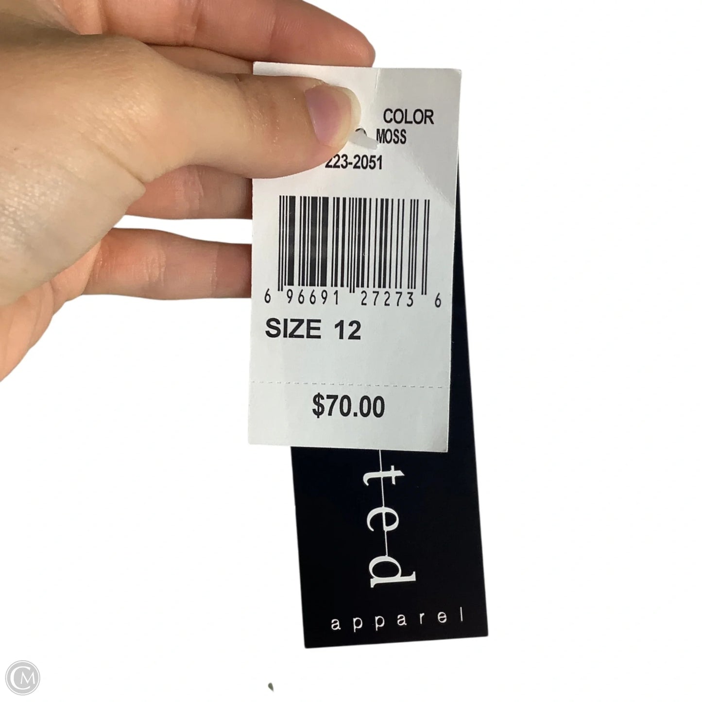 Dress Casual Midi By Connected Apparel In Green, Size: 12