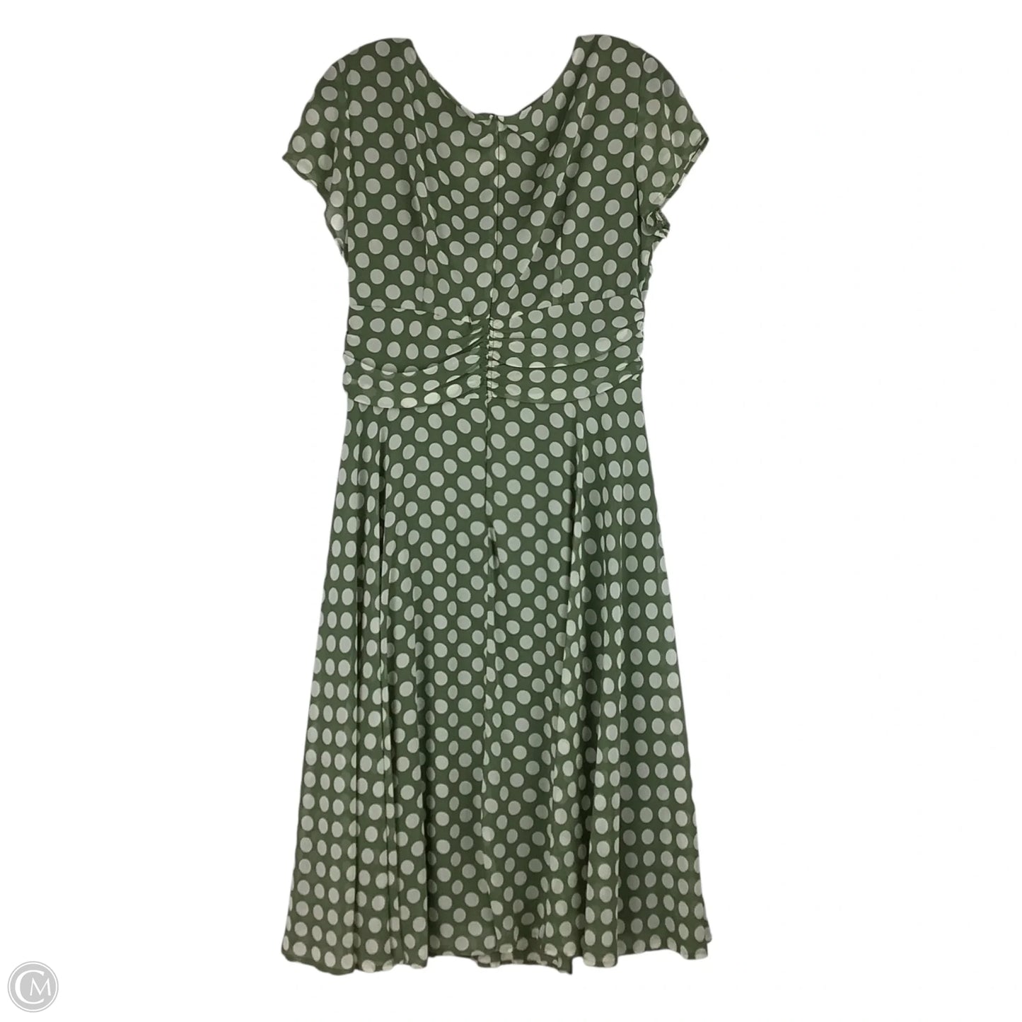 Dress Casual Midi By Connected Apparel In Green, Size: 12