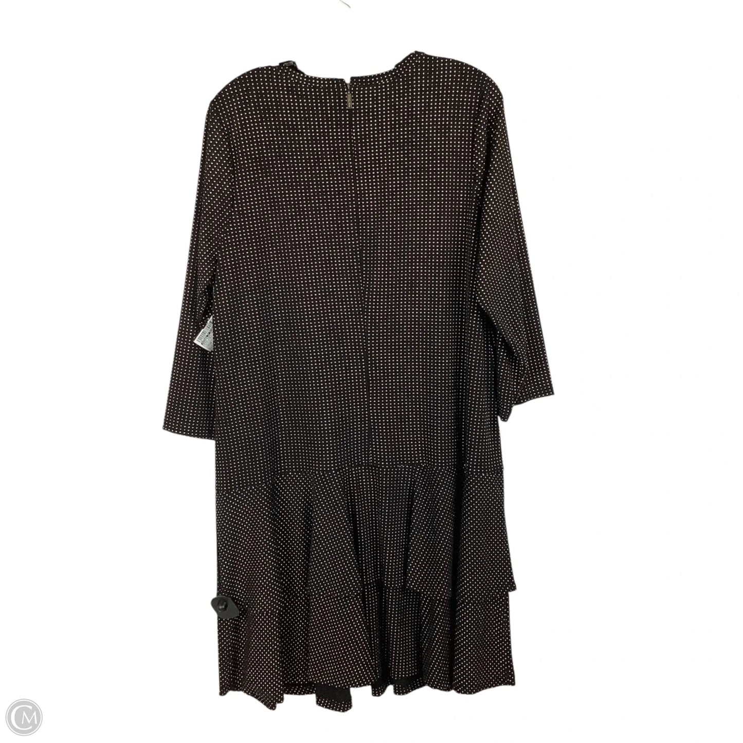 Dress Party Short By Michael By Michael Kors In Black & Gold, Size: 1x