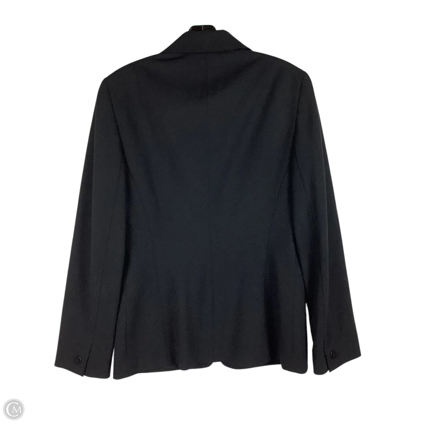 Blazer Designer By Lafayette 148 In Black, Size: 4