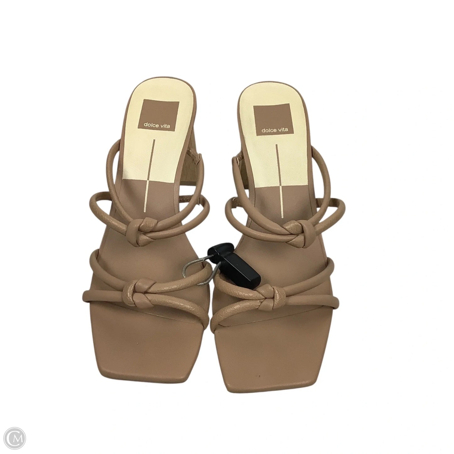 Sandals Heels Block By Dolce Vita In Tan, Size: 9