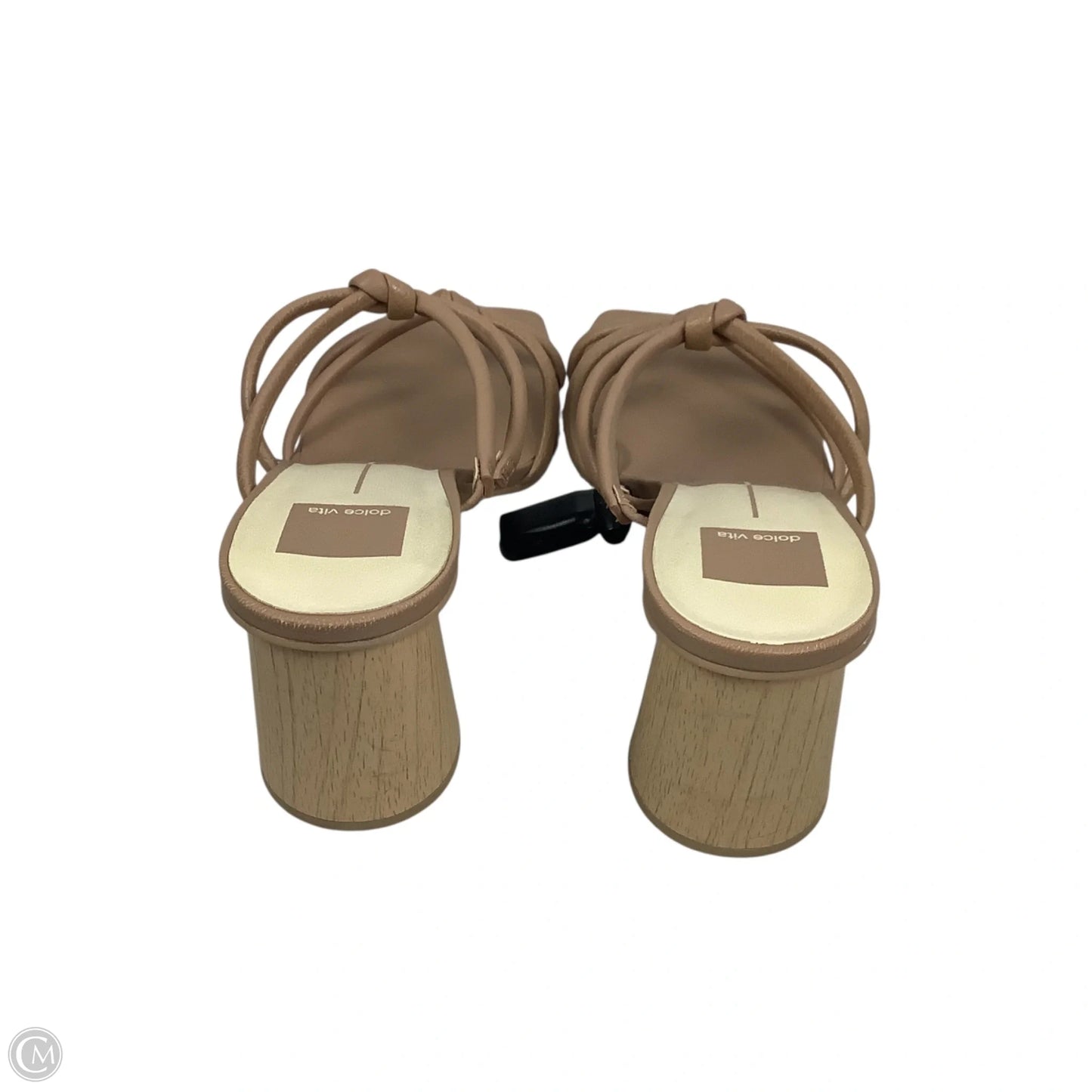 Sandals Heels Block By Dolce Vita In Tan, Size: 9