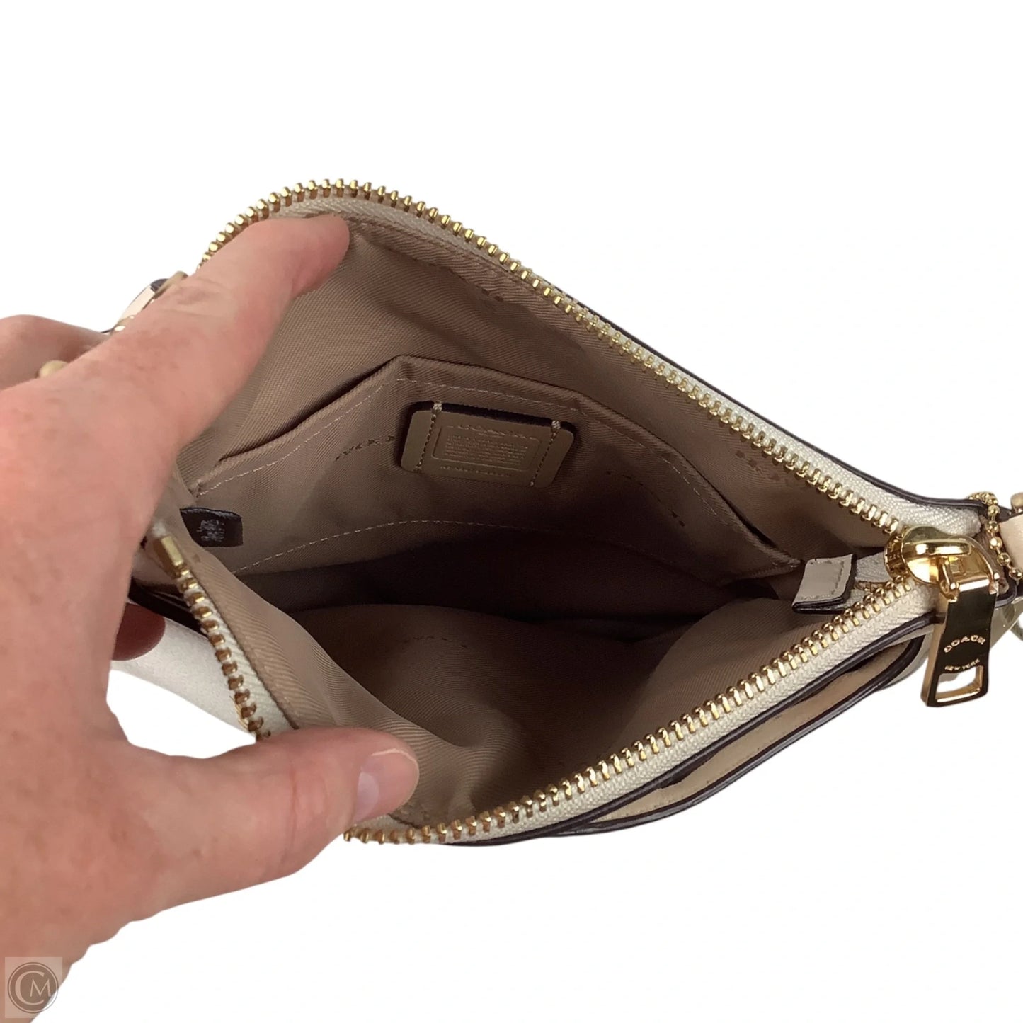 Crossbody Designer By Coach, Size: Medium