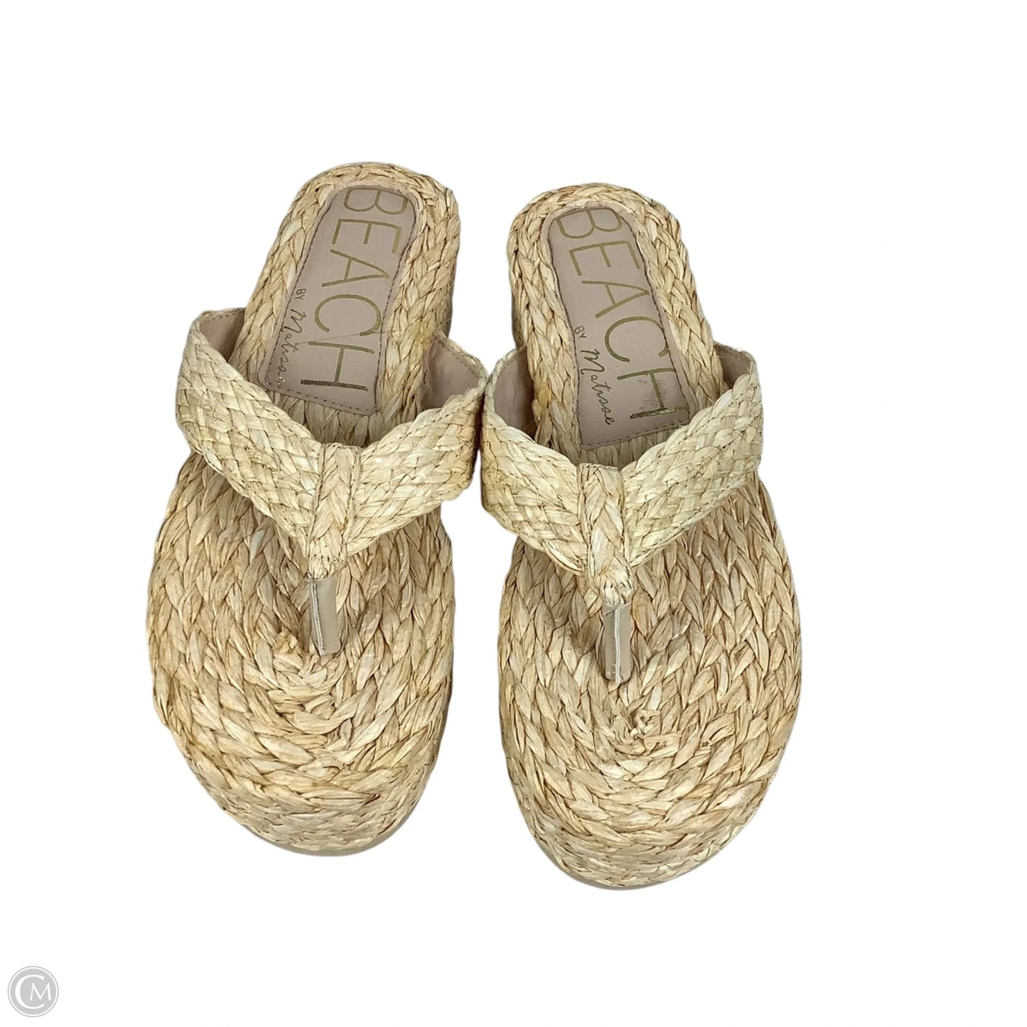 Sandals Heels Platform By Cmc In Cream, Size: 11