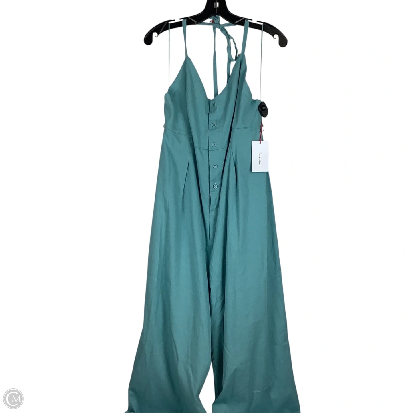 Jumpsuit By Clothes Mentor In Blue, Size: 1x