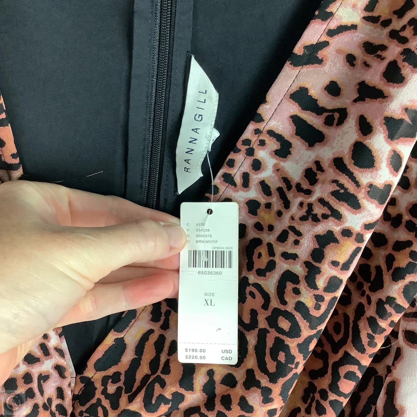 Dress Party Long By Anthropologie In Animal Print, Size: Xl