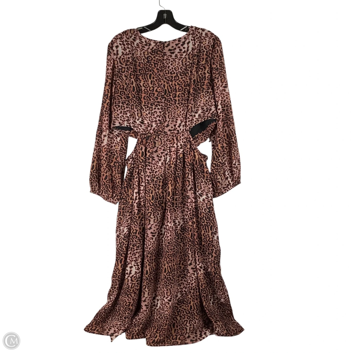 Dress Party Long By Anthropologie In Animal Print, Size: Xl