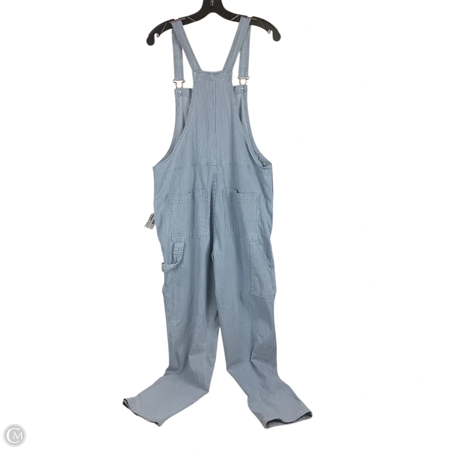 Overalls By Universal Thread In Striped Pattern, Size: 10