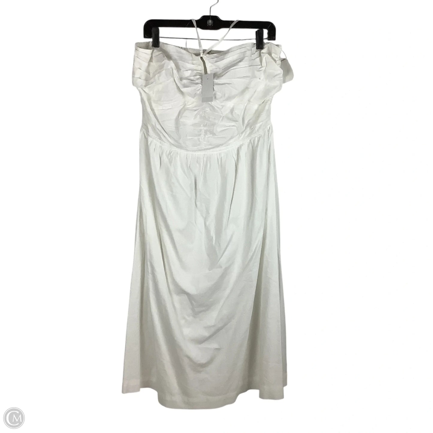 Dress Party Midi By Loft In White, Size: 14