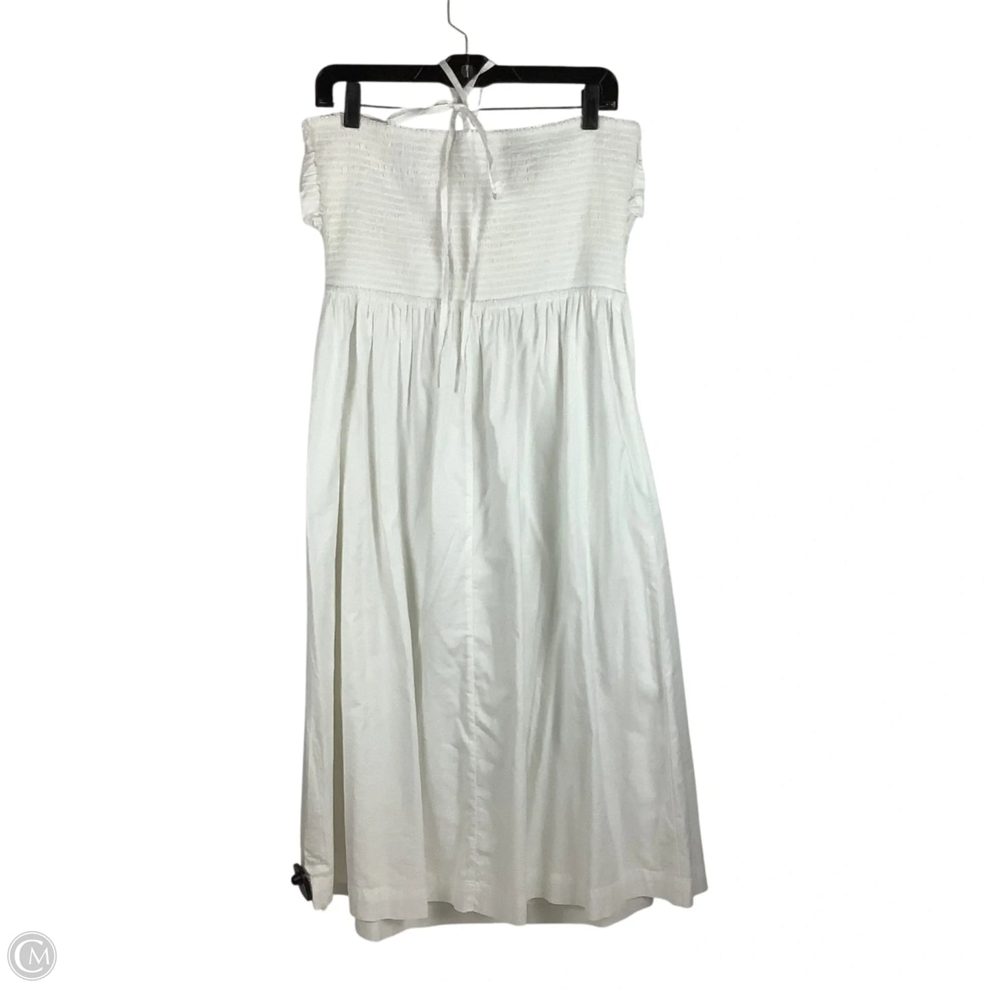 Dress Party Midi By Loft In White, Size: 14