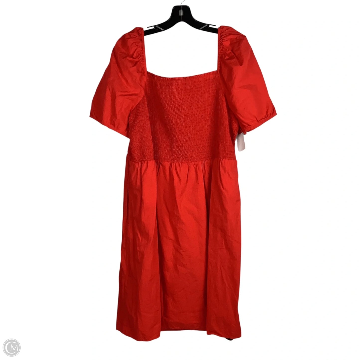 Dress Casual Midi By Loft In Red, Size: Xl