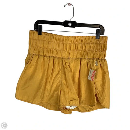 Athletic Shorts By Free People In Yellow, Size: Xl