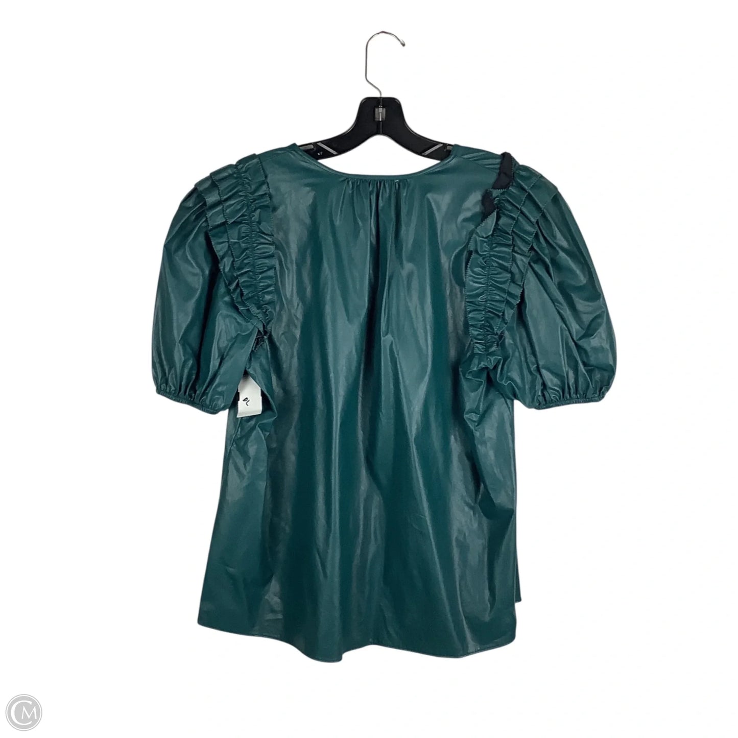 Top Short Sleeve By Karlie In Green, Size: L