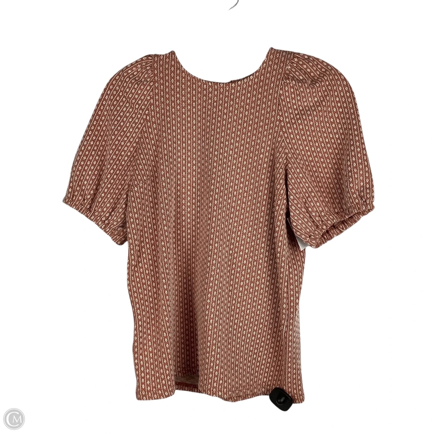 Top Short Sleeve By Madewell In Orange, Size: Xxs