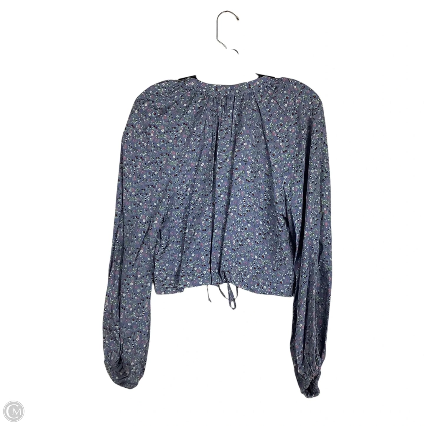 Tunic 3/4 Sleeve By Madewell In Floral Print, Size: Xs