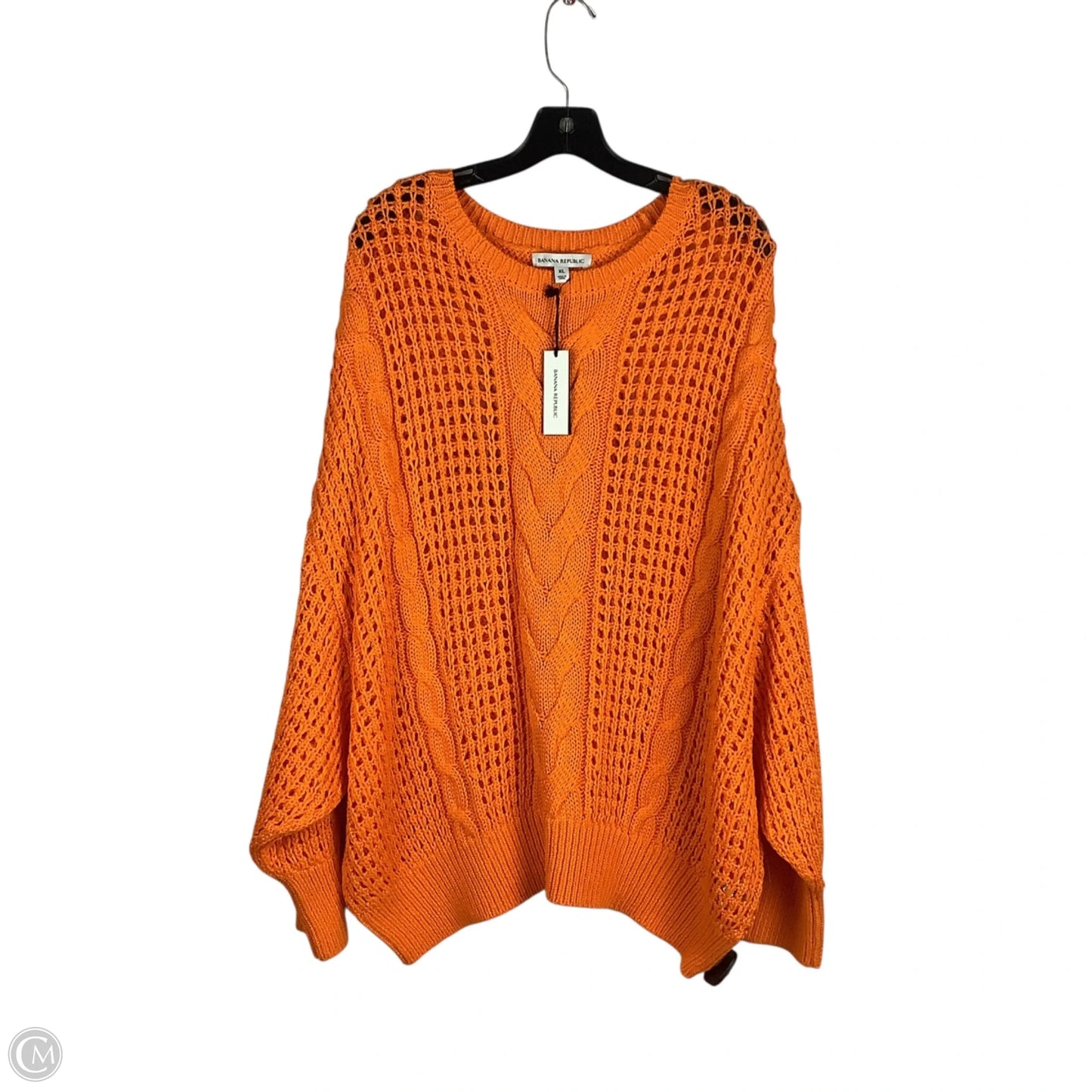 Sweater By Banana Republic In Orange, Size: Xl