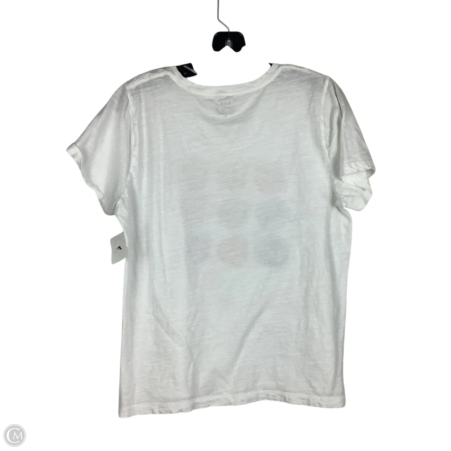 Top Short Sleeve Basic By J. Crew In White, Size: L