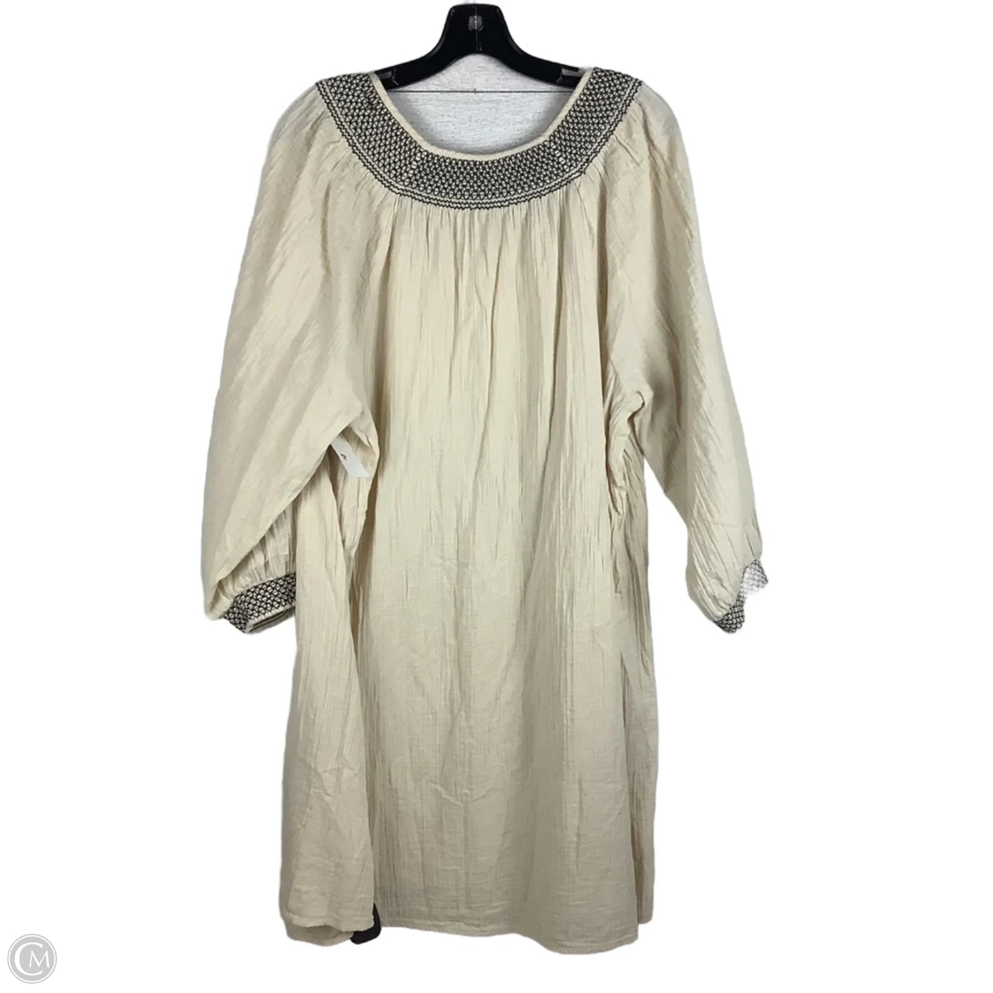 Dress Casual Short By Wonderly In Cream, Size: 2x