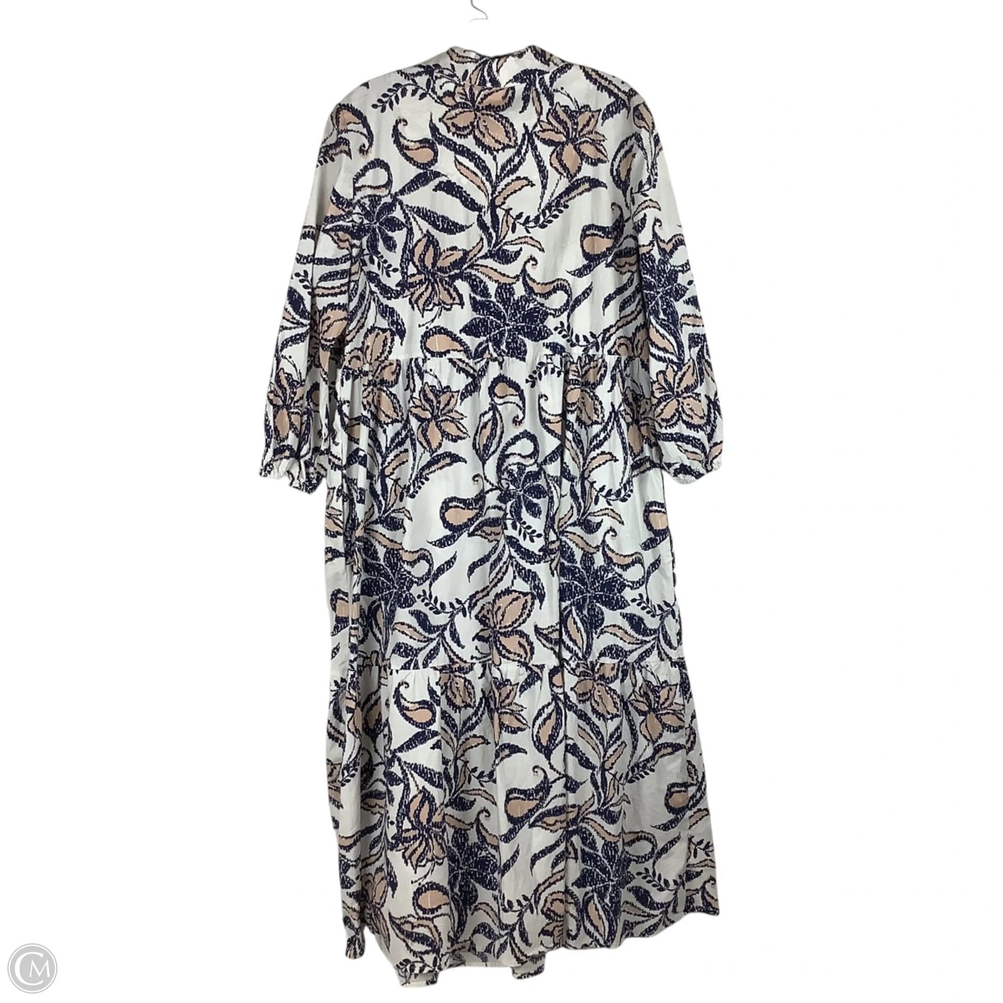 Dress Casual Maxi By Rachel Zoe In Blue & Cream, Size: Xl