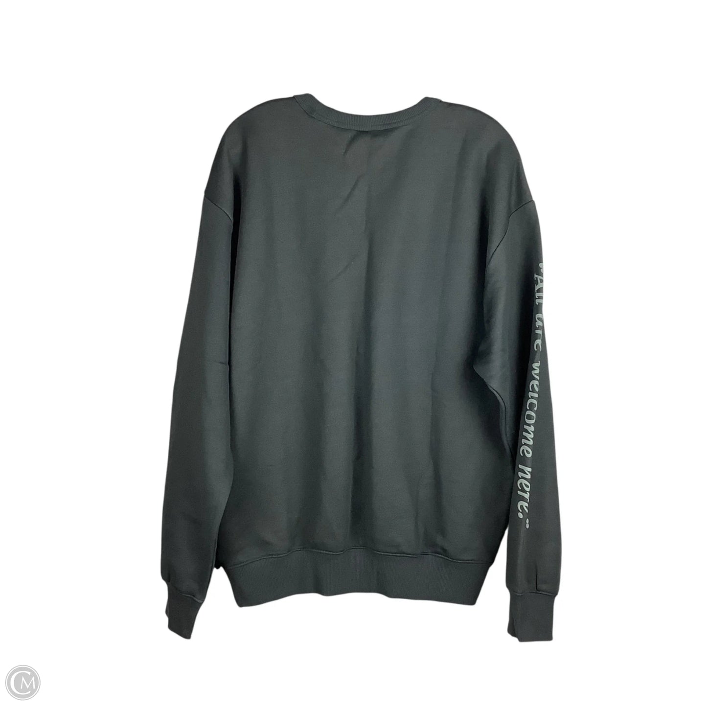 Sweatshirt Crewneck By Reebok In Grey, Size: M