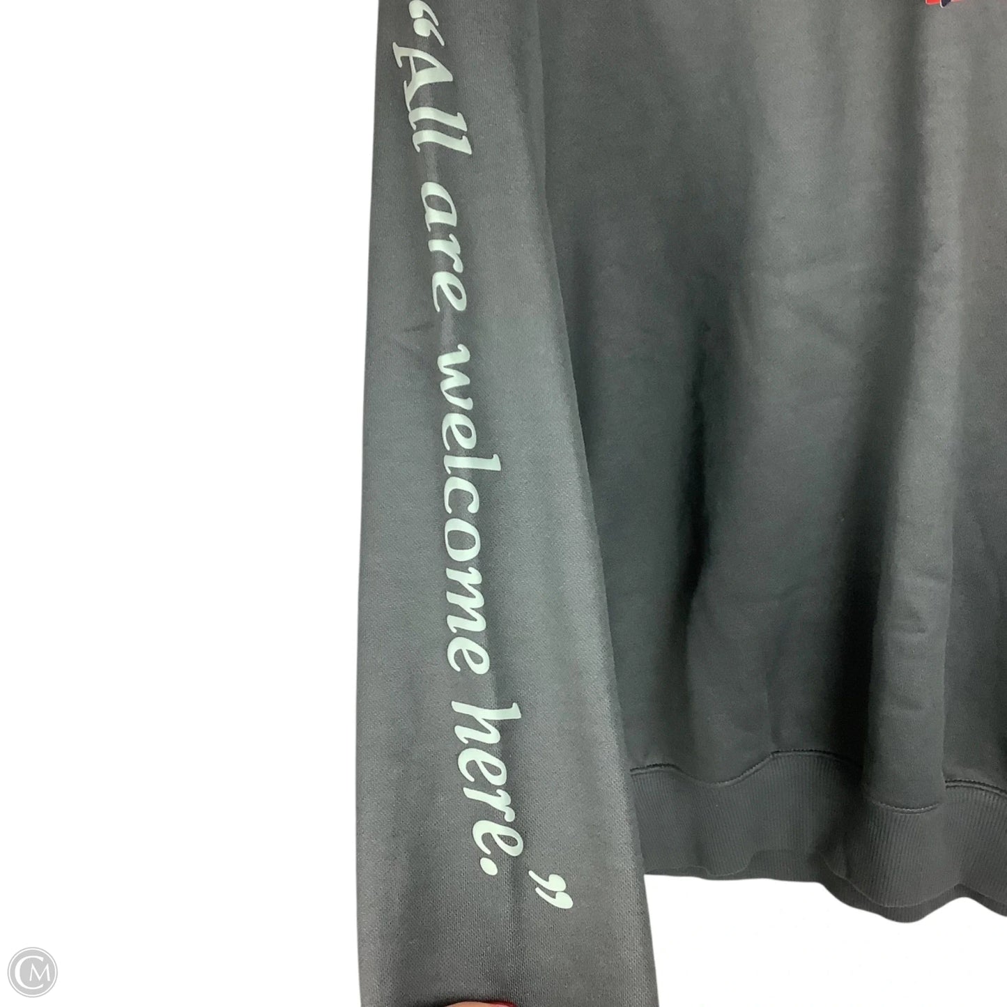 Sweatshirt Crewneck By Reebok In Grey, Size: M