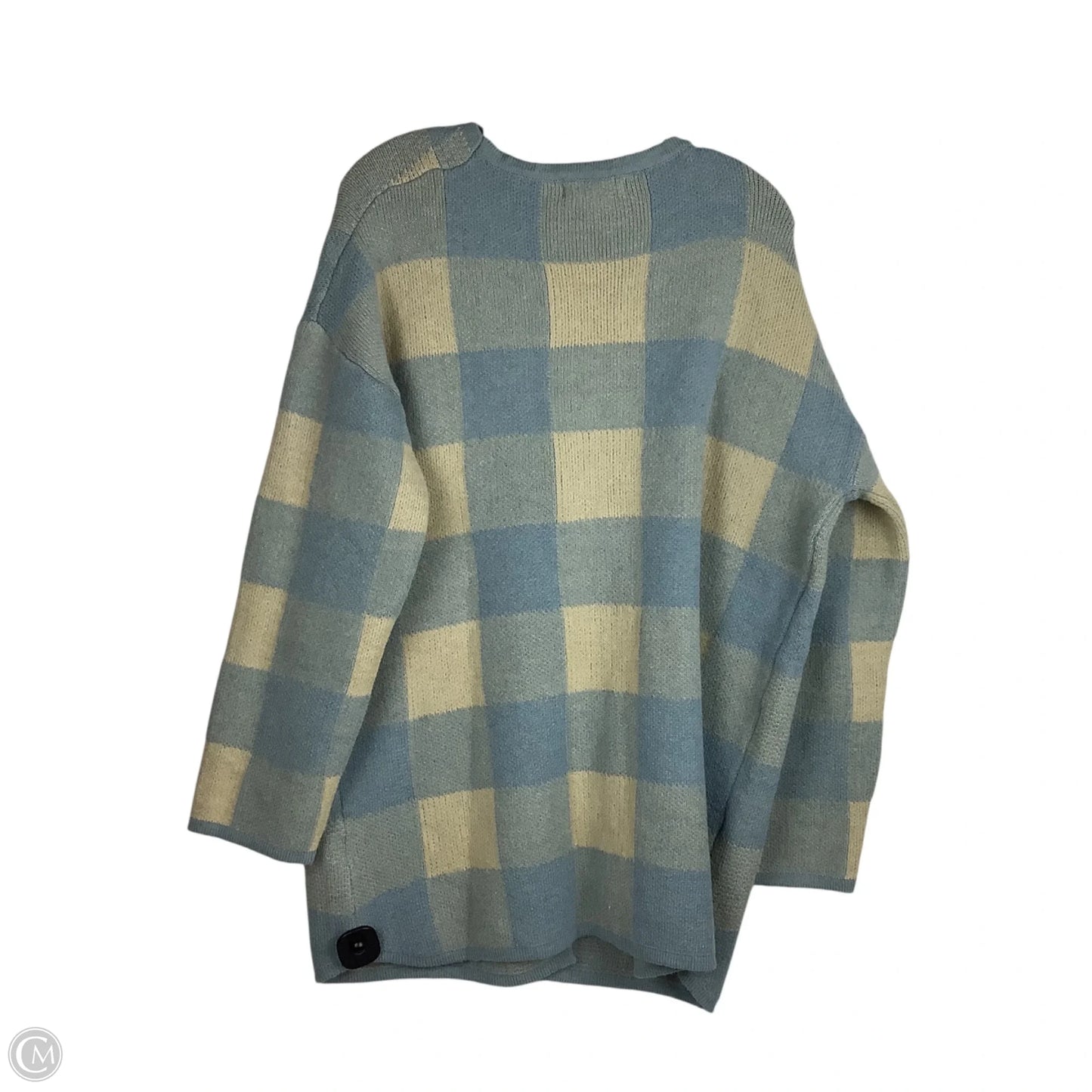 Sweater Cardigan By Clothes Mentor In Blue, Size: S