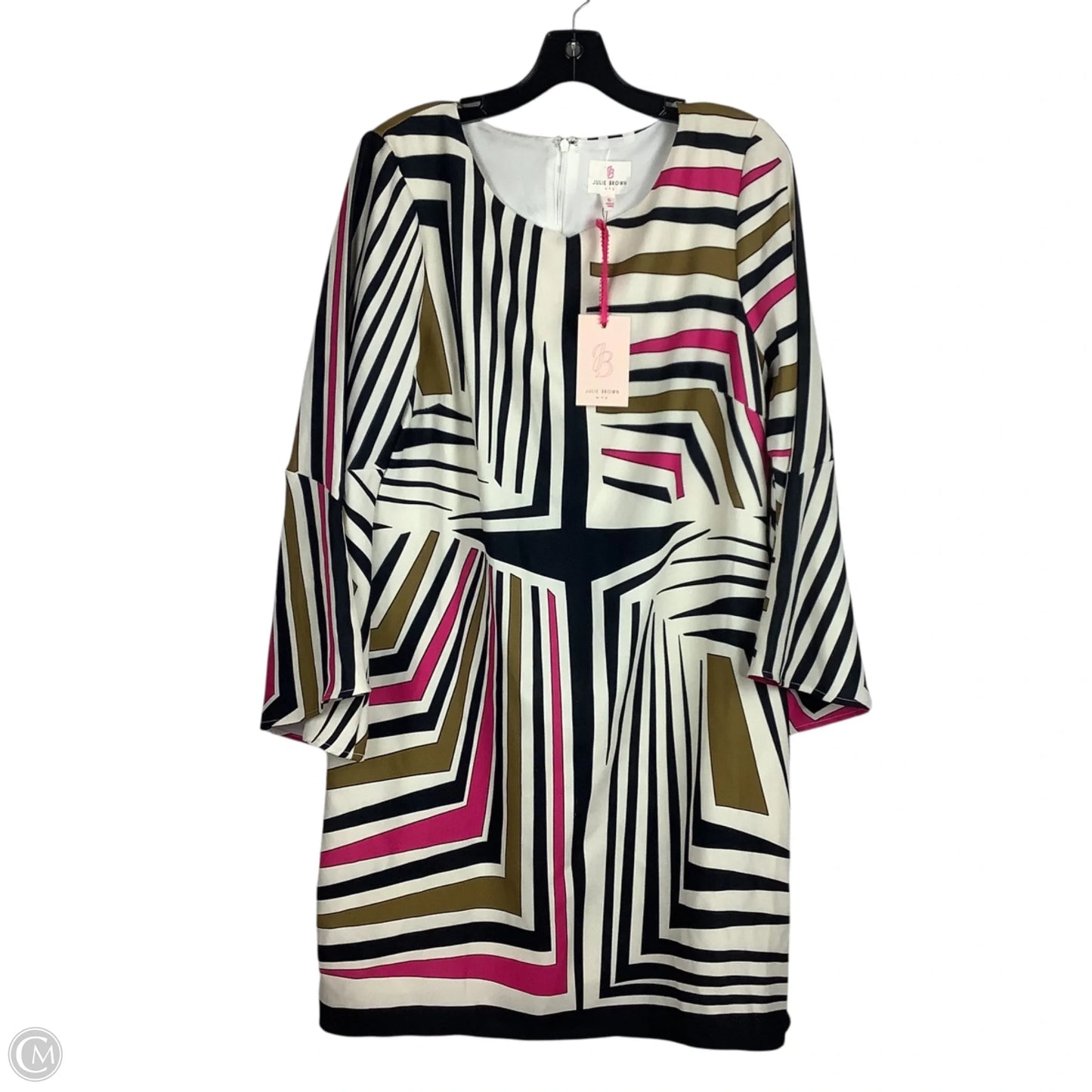 Dress Work By Julie Brown In Striped Pattern, Size: 10