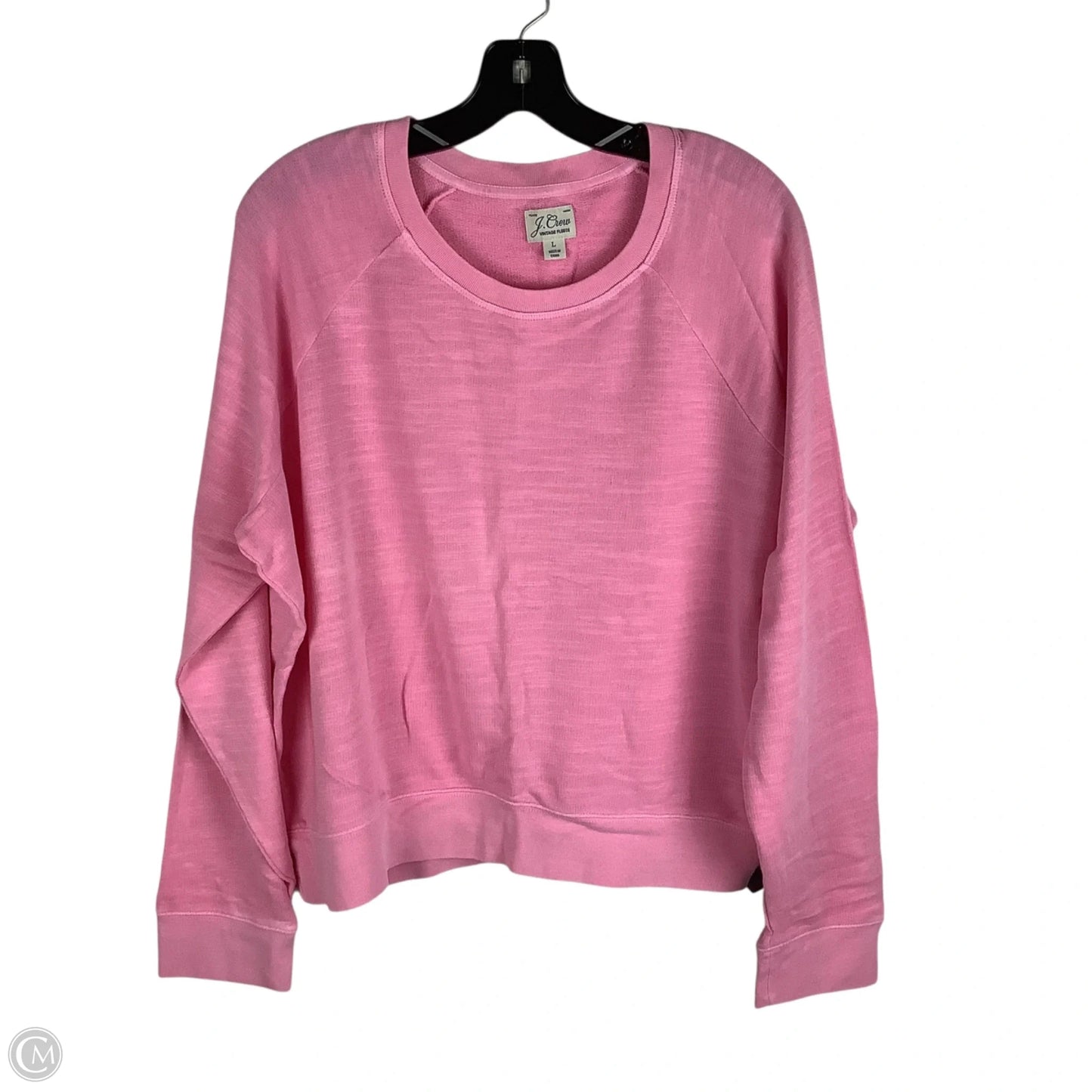 Sweatshirt Crewneck By J. Crew In Pink, Size: L