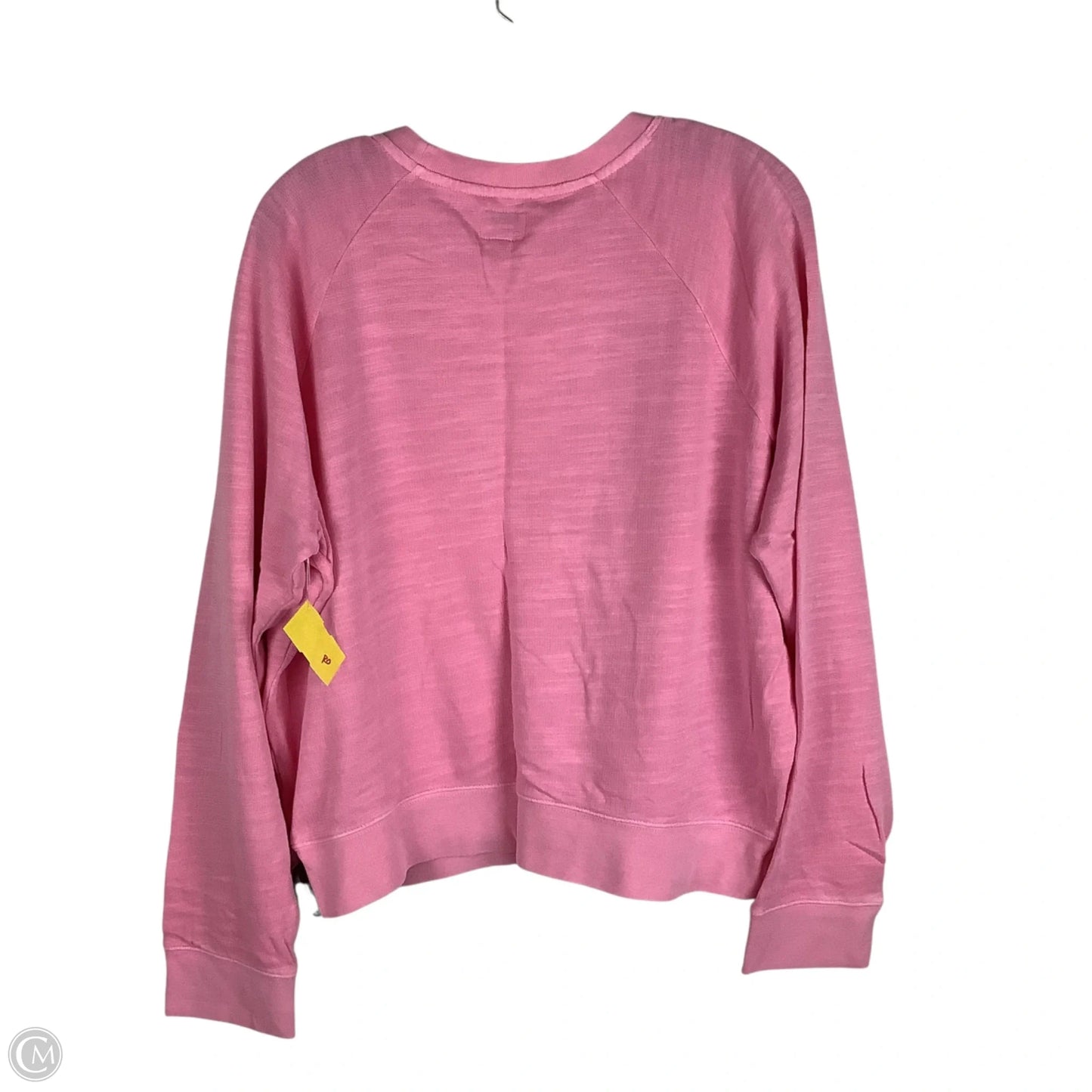 Sweatshirt Crewneck By J. Crew In Pink, Size: L